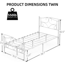 Load image into Gallery viewer, Idealhouse Curved Twin Bed Frame for Kids
